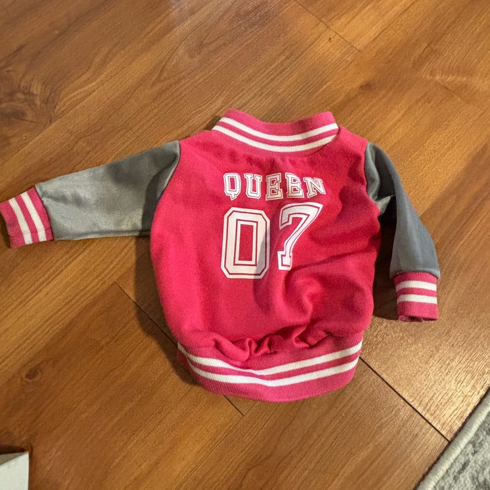 Dog Button-up Varsity Jacket (S/XS)